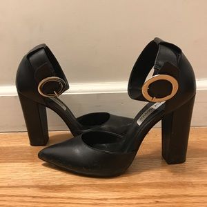 Steve Madden pointed toe pumps with ankle strap